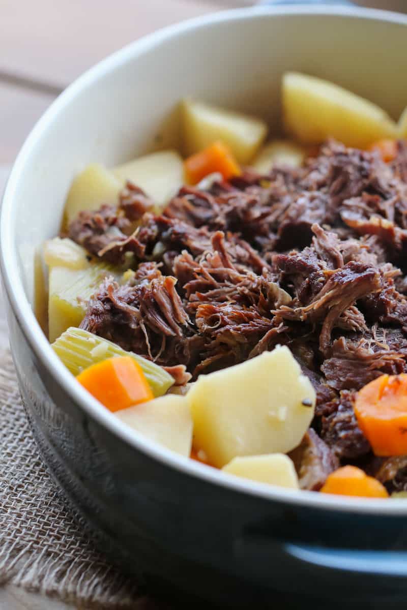 Slow Cooker Roast Beef One Pot Dinner Bake Play Smile