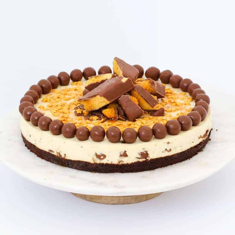No-bake and totally delicious, our Crunchie & Malteser Cheesecake is the perfect dessert for any occasion (but be warned... it's far too addictive!). 
