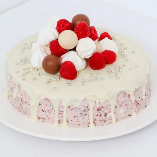 Raspberry Meringue IceCream Cake Bake Play Smile