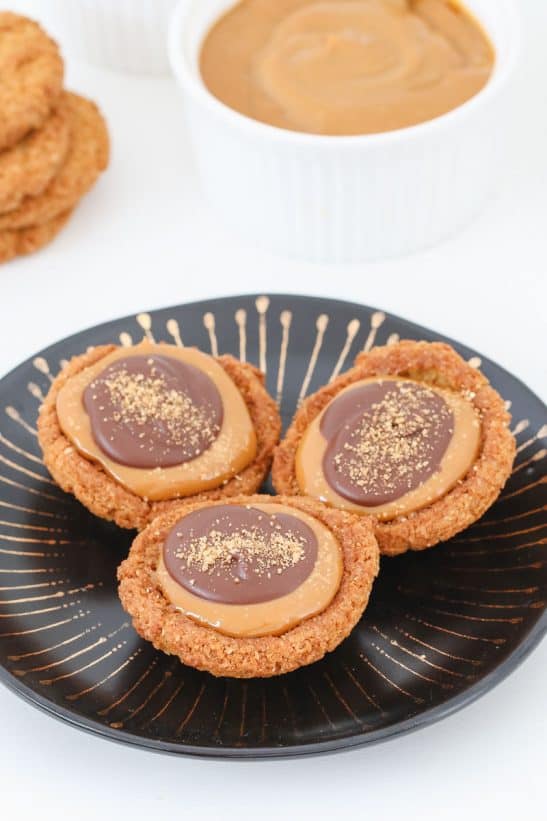 Chocolate & Caramel Butternut Snap Tartlets Bake Play Smile