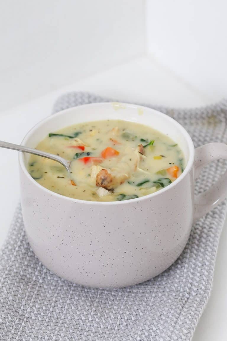 Healthy Creamy Chicken & Vegetable Soup Bake Play Smile