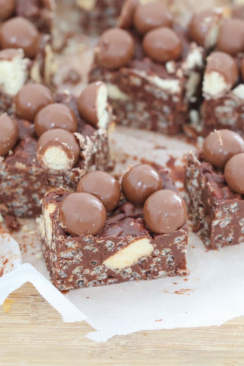 Cookies and whoppers no-bake bars. 