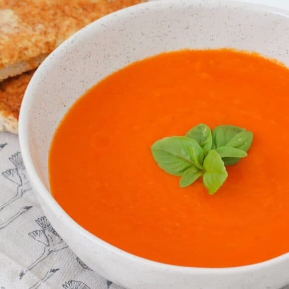 Healthy Tomato Soup - Bake Play Smile