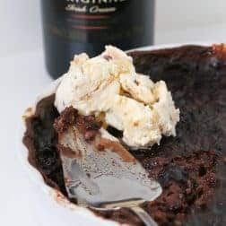 Our Baileys Self-Saucing Pudding is classic winter dessert recipe with a twist... a rich chocolate sponge pudding with a cheeky and indulgent Baileys sauce. 
