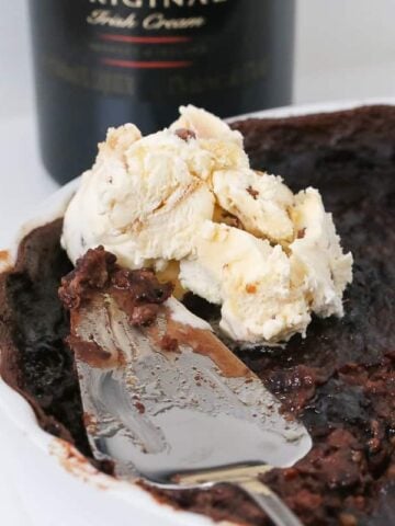 Our Baileys Self-Saucing Pudding is classic winter dessert recipe with a twist... a rich chocolate sponge pudding with a cheeky and indulgent Baileys sauce. 