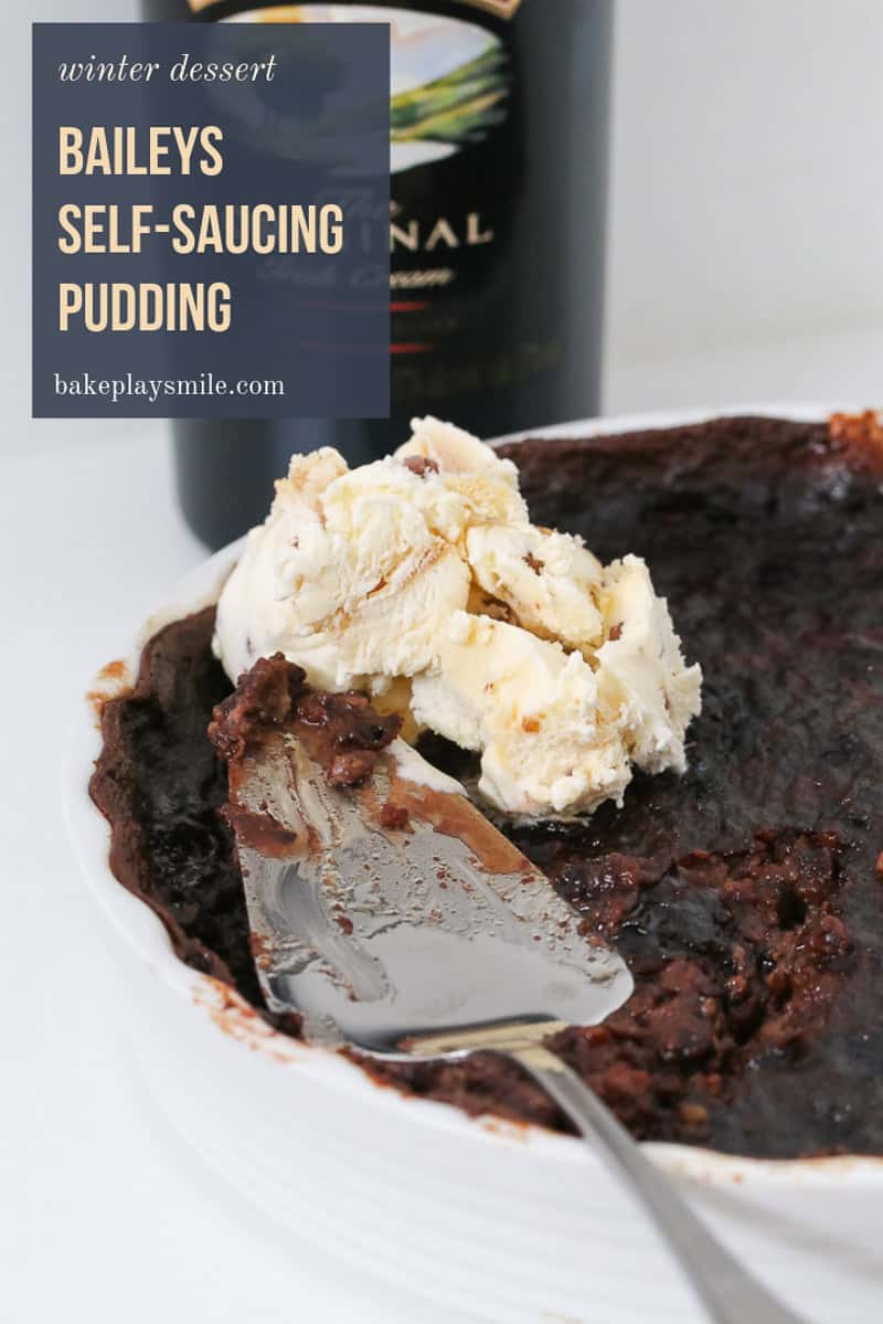 Our Baileys Self-Saucing Pudding is classic winter dessert recipe with a twist... a rich chocolate sponge pudding with a cheeky and indulgent Baileys sauce.Â 