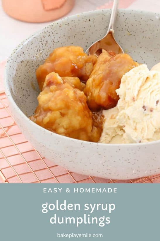 Easy Golden Syrup Dumplings Winter Dessert Recipe Bake Play Smile