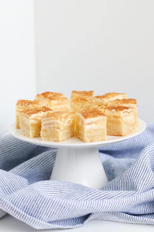 Apple & Sour Cream Slice (classic recipe) Bake Play Smile