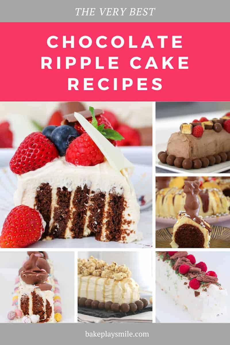 A collection of chocolate ripple cake recipes.