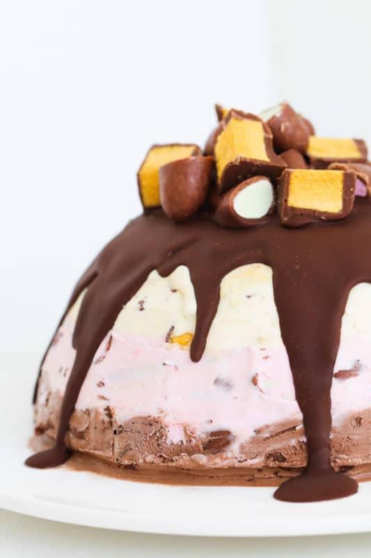 Christmas IceCream Pudding Choc Clinkers