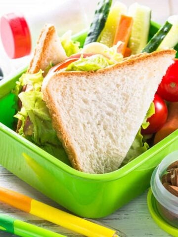 Our list of 100+ sandwich fillings for kids (as voted by mums!) will take the stress out of lunch box planning!  Download our FREE sandwich fillings printable!