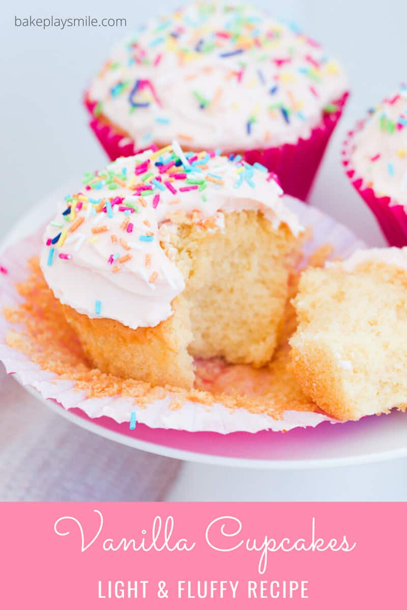 Our famous vanilla cupcakes are light, fluffy and so easy to make... top them with creamy buttercream for the perfect birthday party cupcakes, lunch box treat or bake sale favourites.