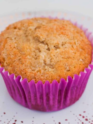 Our classic banana muffin recipe bakes perfectly soft and moist muffins that are ready in less than 30 minutes! A super easy recipe that's great for lunch boxes.