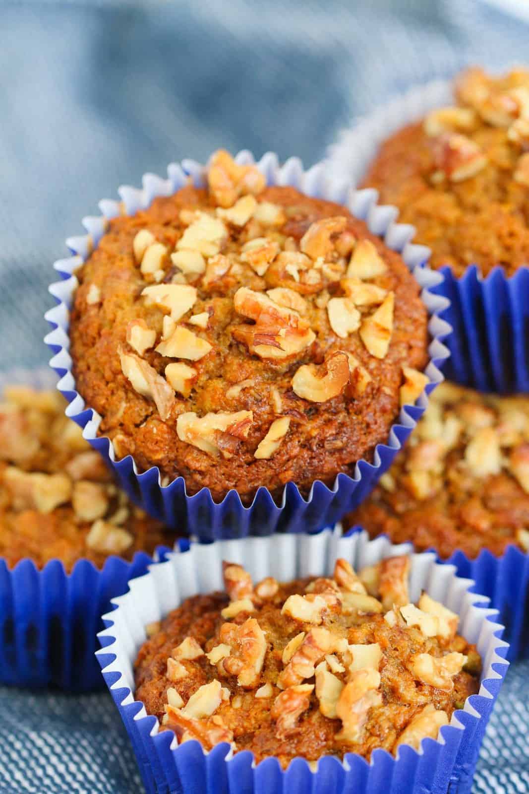 Healthy Carrot Cake Muffins - Bake Play Smile