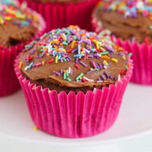 Our famous chocolate cupcakes with chocolate fudge frosting really are the best! So simple to make and perfect for birthday parties.