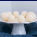 Simple Lemon & White Chocolate Truffles made with cream and coconut... the perfect dessert or homemade food gift for friends, family or neighbours!