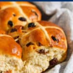 Our traditional homemade hot cross buns are soft, fluffy and simple to make... plus they taste even better than the store-bought version!