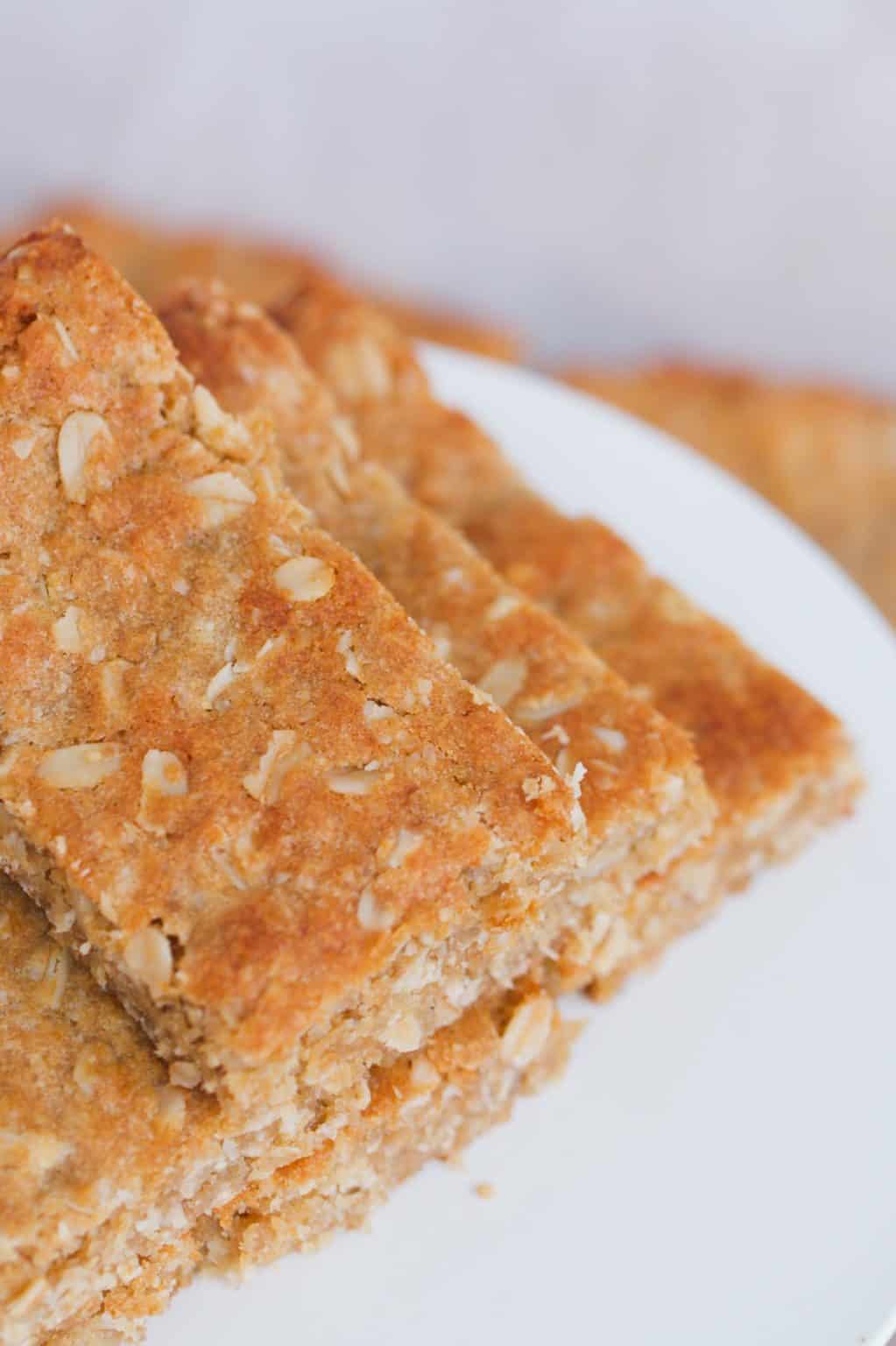 ANZAC Slice | Super Easy Recipe - Bake Play Smile