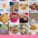 Browse our collection of super simple kids recipes the are perfect for the mini chefs in your house! From cookies to bliss balls, slices, cupcakes, muffins and more!