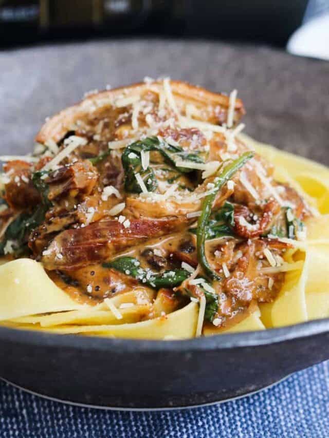 Slow Cooker Risotto - Chicken and Mushroom - Bake Play Smile