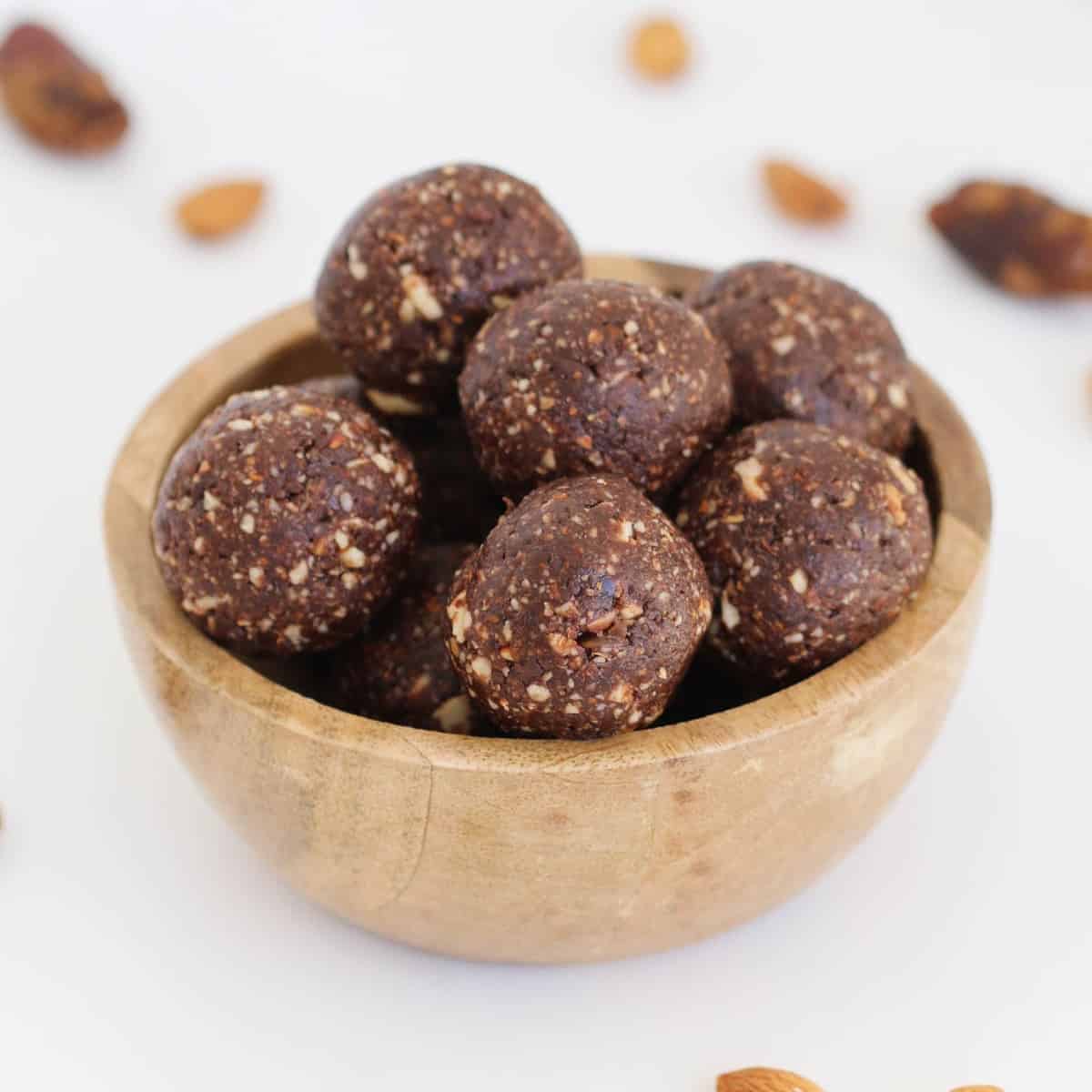 Healthy Double Chocolate Protein Balls - Bake Play Smile