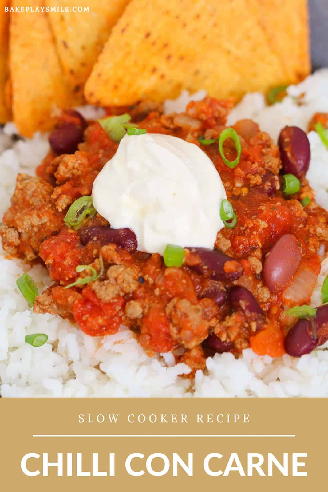 Slow Cooker Chilli Con Carne Bake Play Smile