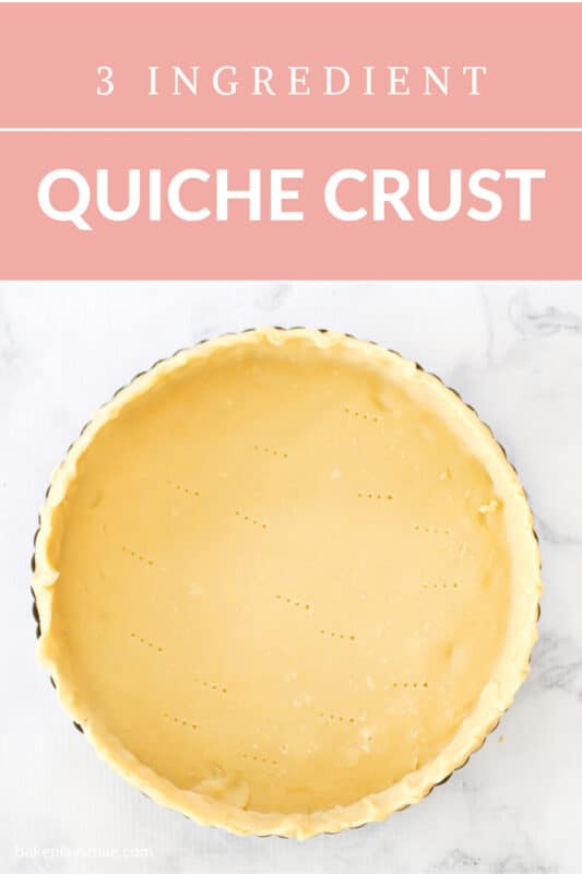 3 Ingredient Quiche Crust Bake Play Smile