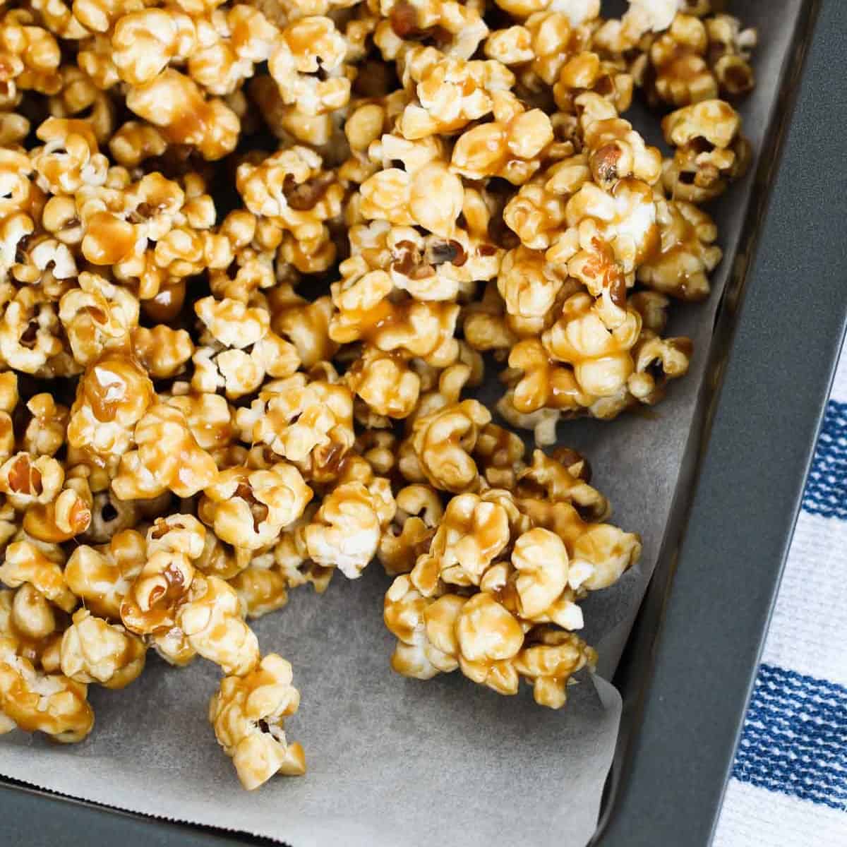 Salted Caramel Popcorn  Quick and Easy - Bake Play Smile