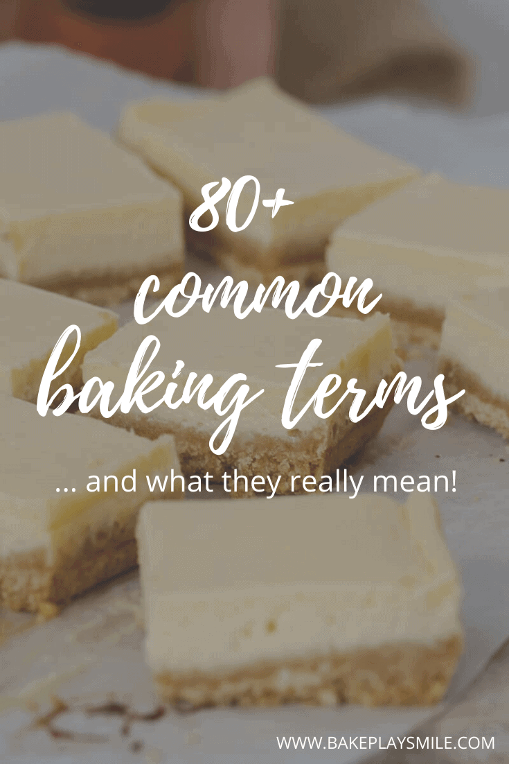 1. Information Sheet 1.1 - 1 Terminology on Baking