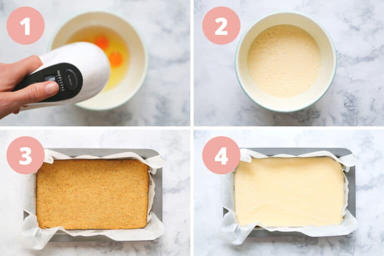 Creamy Lemon Slice 5 Ingredients Bake Play Smile