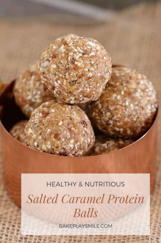 Healthy Salted Caramel Protein Balls Bake Play Smile