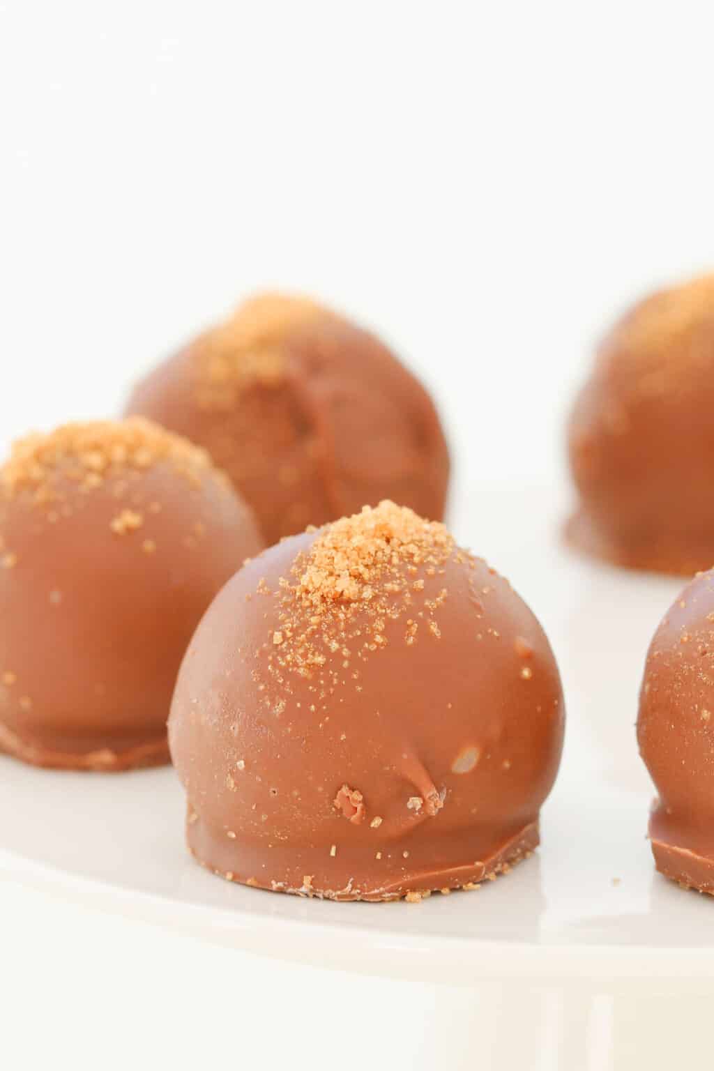 3 Ingredient Caramel Cheesecake Balls Bake Play Smile 4067