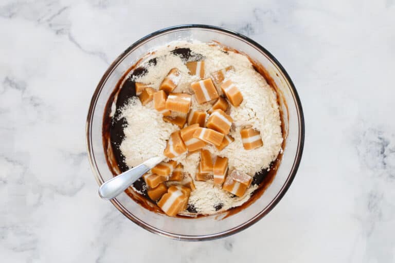 Caramel Brownies with Nutella & Jersey Caramels Bake Play Smile