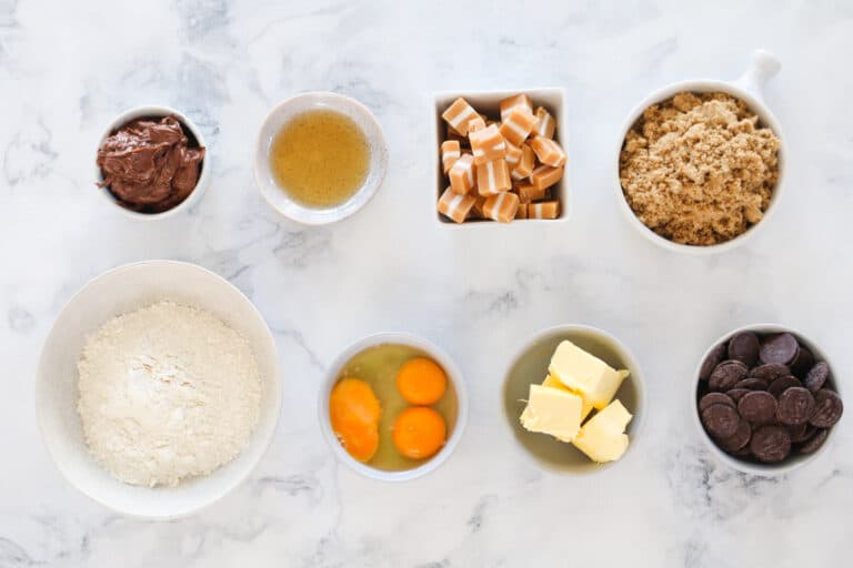 Caramel Brownies with Nutella & Jersey Caramels Bake Play Smile