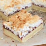 Raspberry Coconut Slice - Bake Play Smile