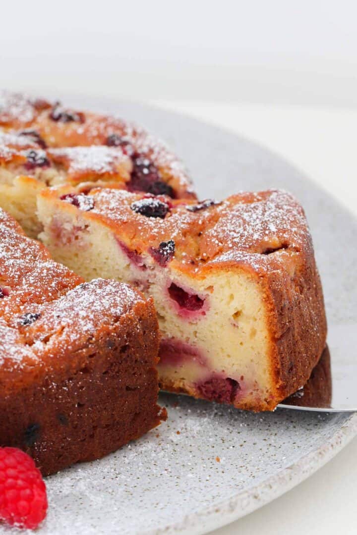 Raspberry Ricotta Cake - Bake Play Smile