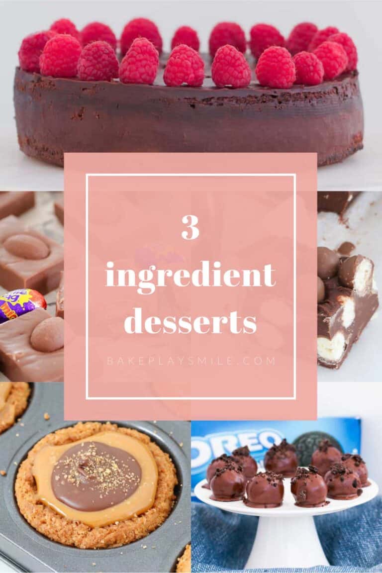 3 Ingredient Desserts & Sweets - Bake Play Smile