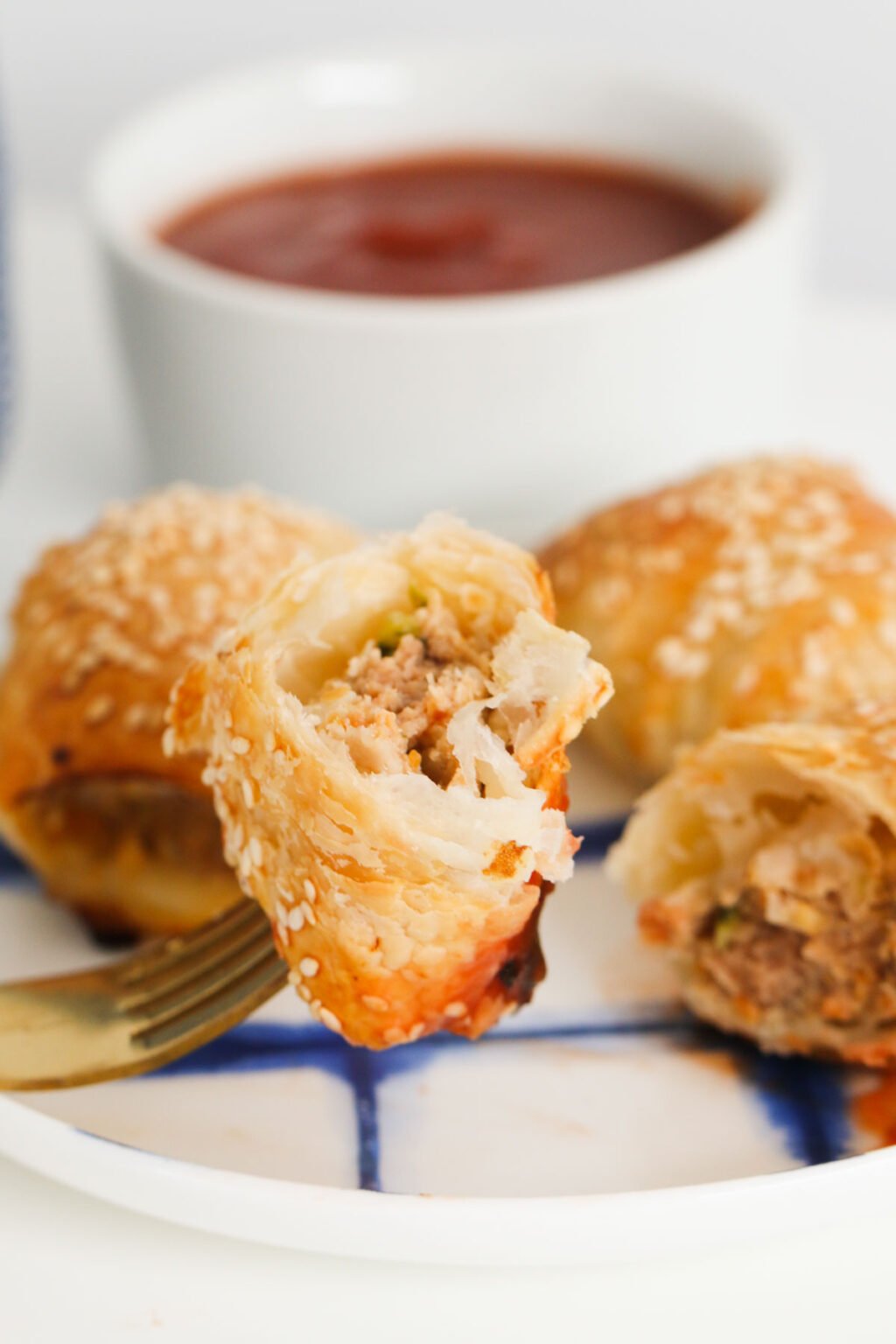 Chicken Sausage Rolls Bake Play Smile