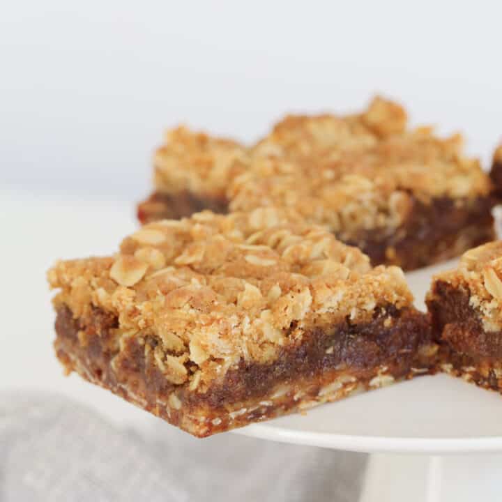 Oat & Date Crumble Slice | Classic Recipe - Bake Play Smile