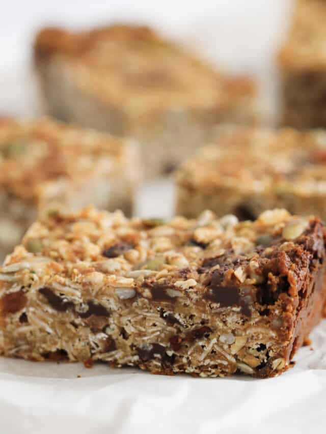 Honey, Nut, Oat & Date Energy Bars Bake Play Smile