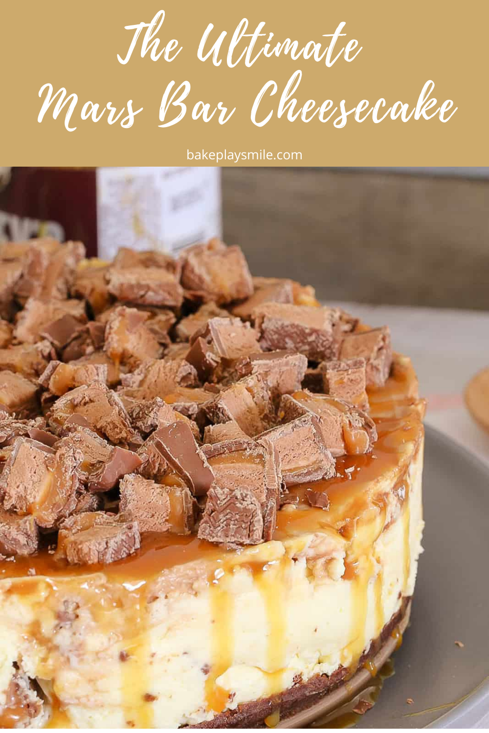 The Ultimate NoBake Mars Bar Cheesecake Bake Play Smile