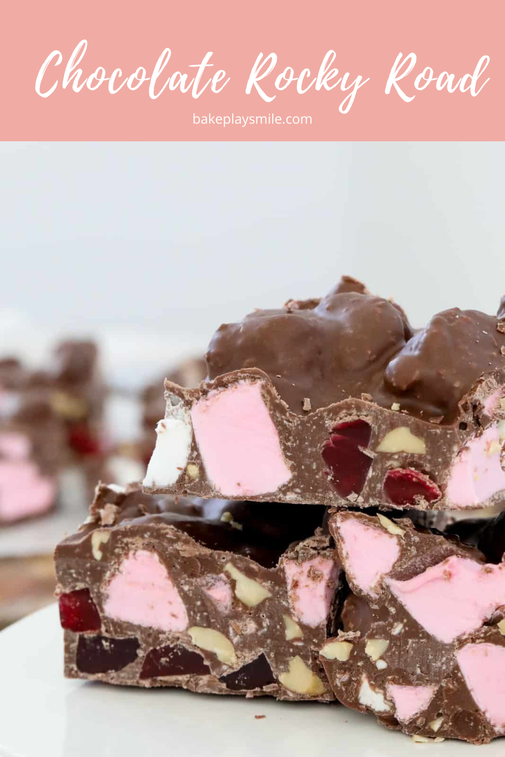 Chocolate Rocky Road Easy Recipe Bake Play Smile