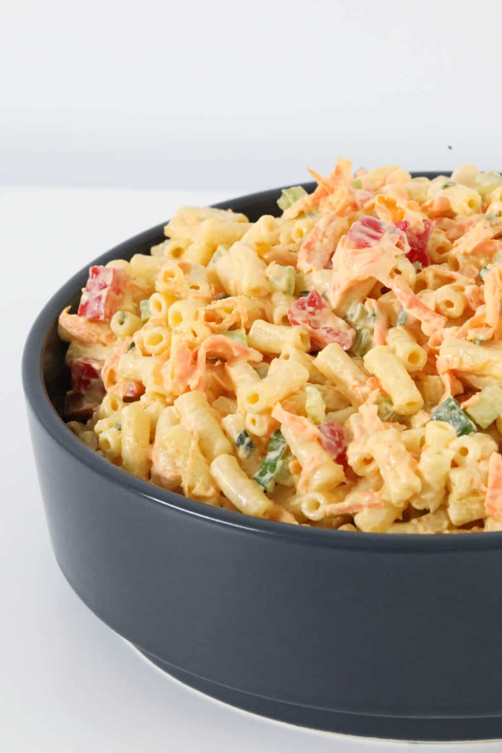 Creamy Pasta Salad with Mayo - Bake Play Smile