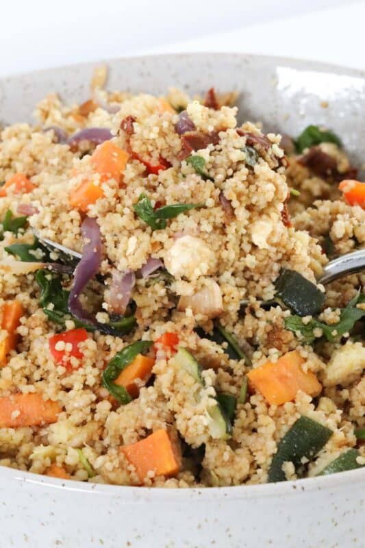 Roast Vegetable Couscous Salad Bake Play Smile