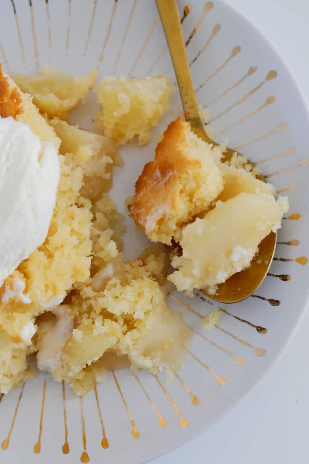 Apple Sponge Pudding | Eve's Pudding - Bake Play Smile