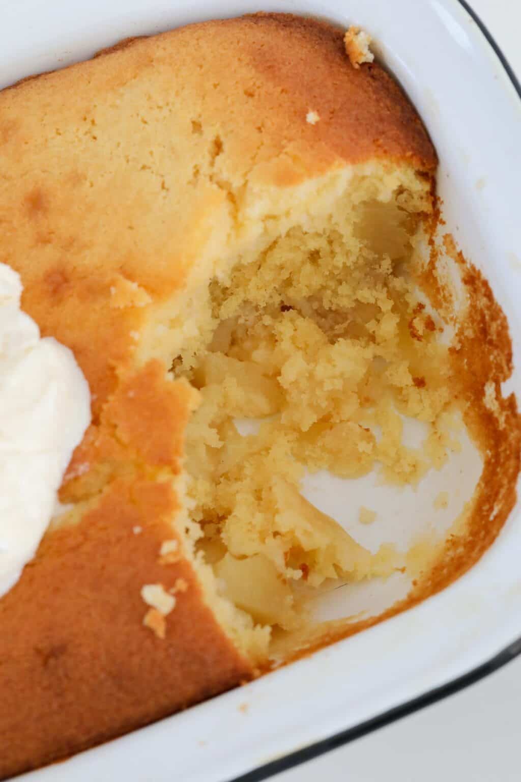 Apple Sponge Pudding | Eve's Pudding - Bake Play Smile