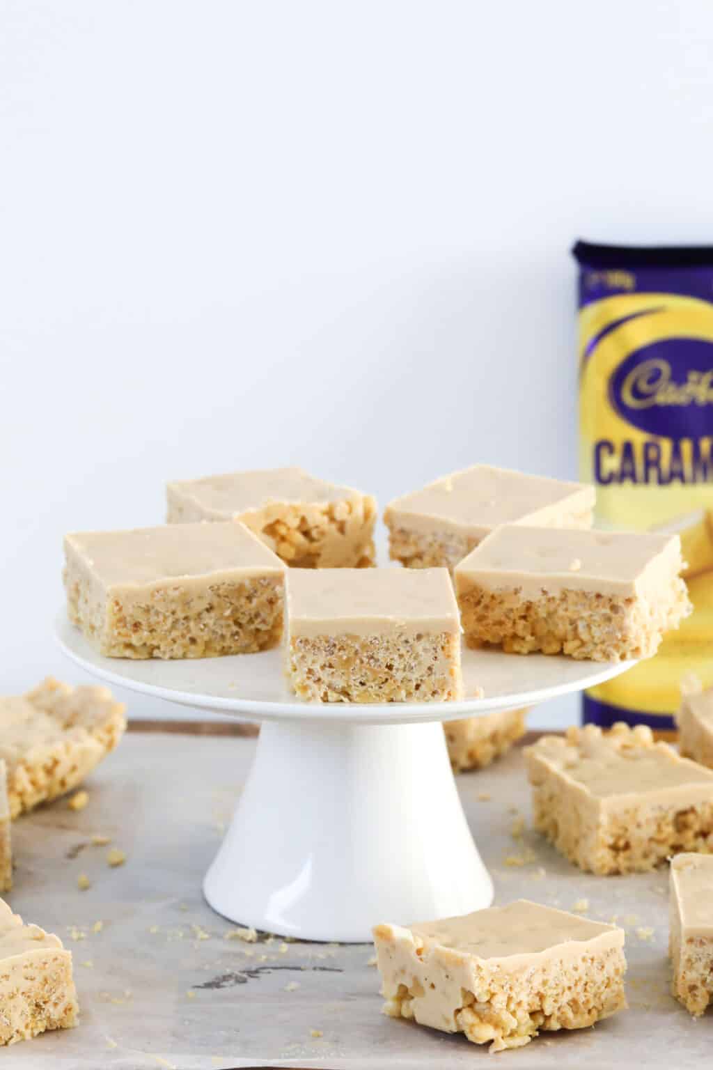 Caramilk Rice Bubble Slice Bake Play Smile