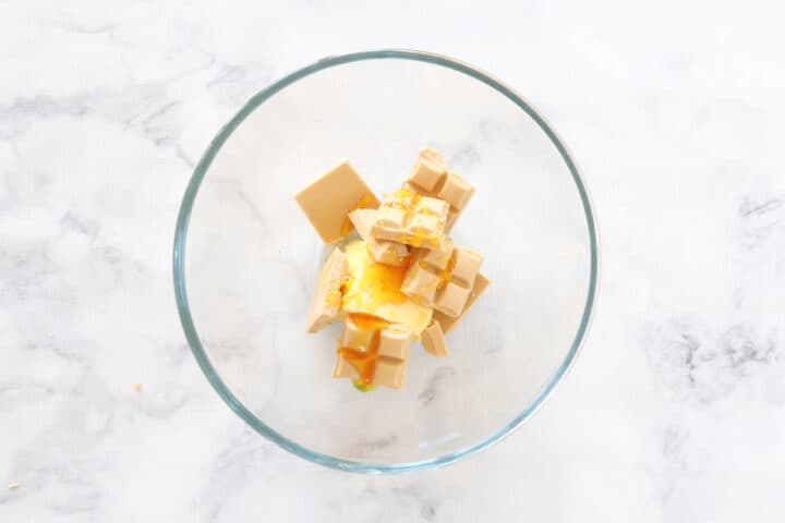 Caramilk Rice Bubble Slice - Bake Play Smile