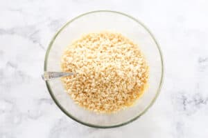 Caramilk Rice Bubble Slice - Bake Play Smile