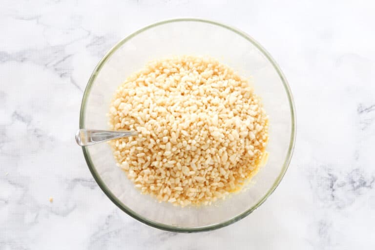 Caramilk Rice Bubble Slice - Bake Play Smile